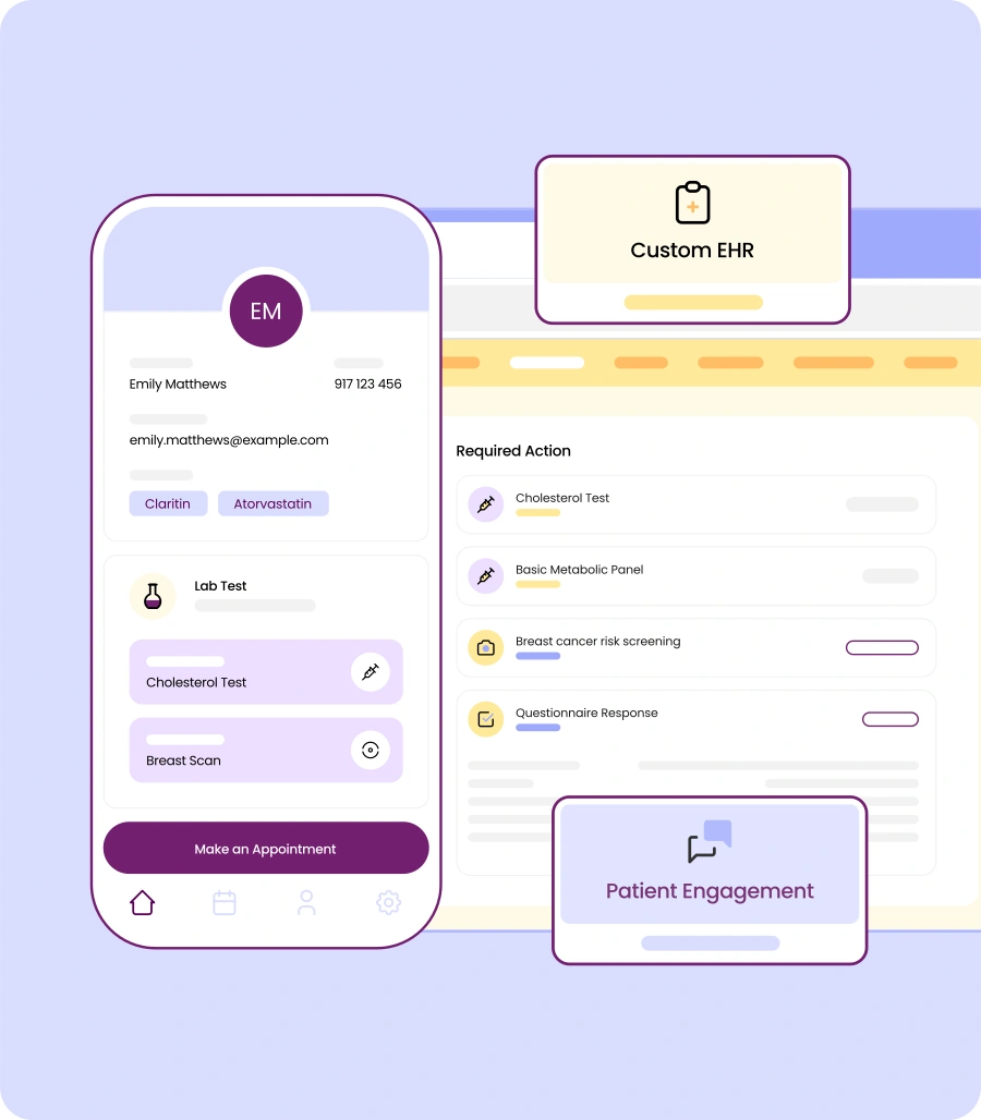 Robot working in a medical office