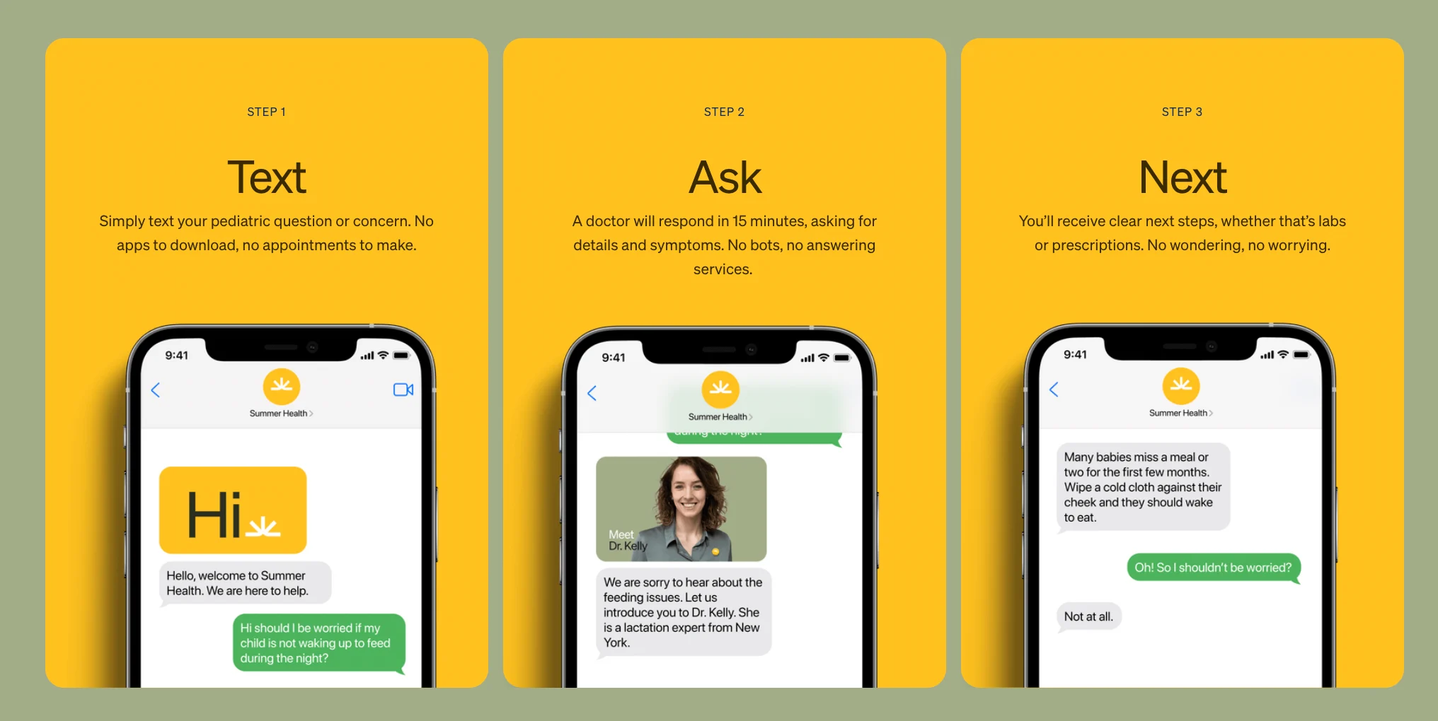 Summer Health pediatric care app